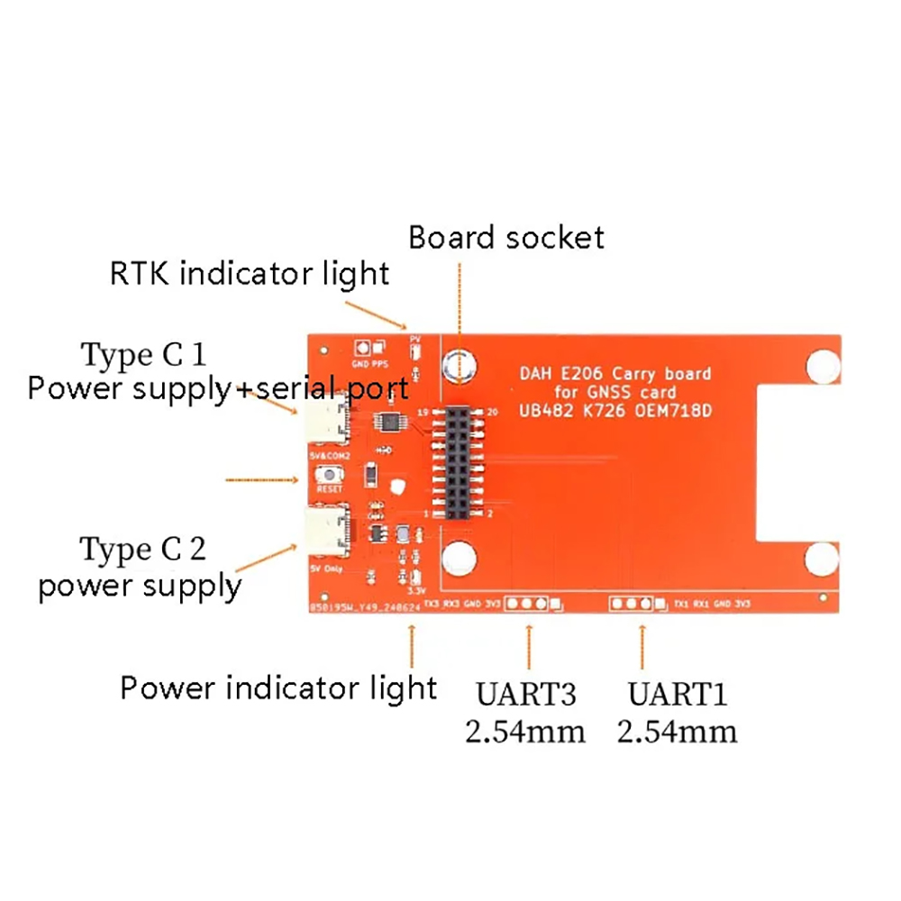 RTK GNSS 카드용 GNSS 리시버 캐리 보드, U - Drone Kit Hexacopter 리뷰 및 가격
