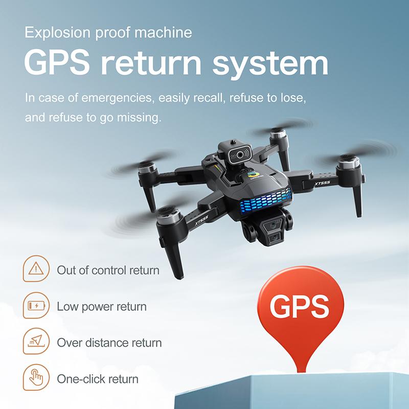 새로운 XT555 GPS RC 드론 카메라 전문가용 4 - Drone Kit With Camera 리뷰 및 가격