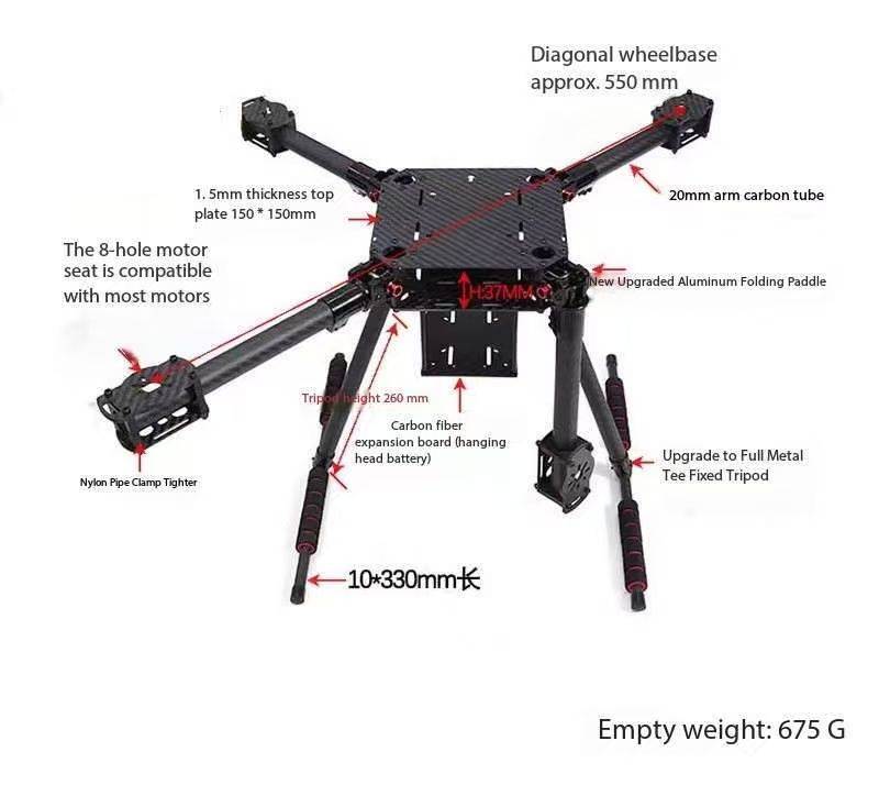 APStore 탄소섬유 하드웨어 VTOL U-av 쿼드 - Drone Kit Vtol 리뷰 및 가격